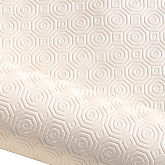 Nappe bull gomme blanc au mètre