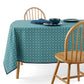 Nappe rectangle moderne manuelle vert
