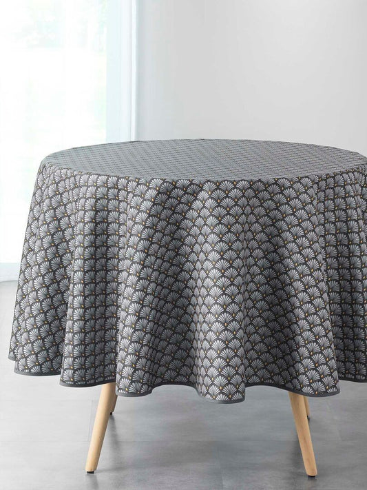 Nappe ronde artchic noir