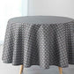 Nappe ronde artchic noir