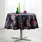 Nappe ronde Motif fleurs oiseau
