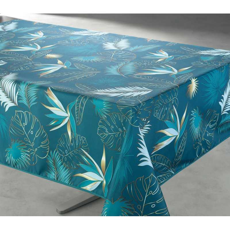 Nappe rectangle  moderne bleu