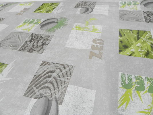 toile cirée motif zen