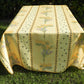 Nappe rectangle jaune, mimosas et lavande
