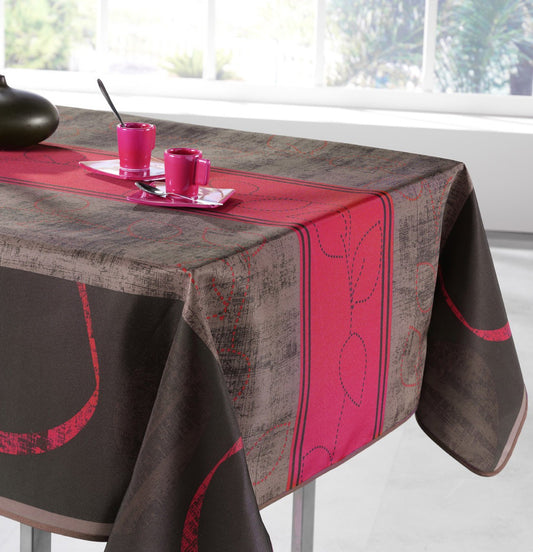 Nappe carré chocolat framboise