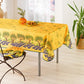nappe rectangulaire arbre olivier jaune vif