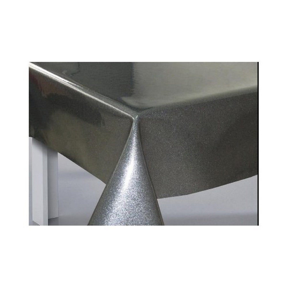 nappe protége table paillettes noire
