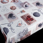 nappe rectangle motif love sure font beige