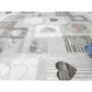 Nappe bull gomme petit cœur gris