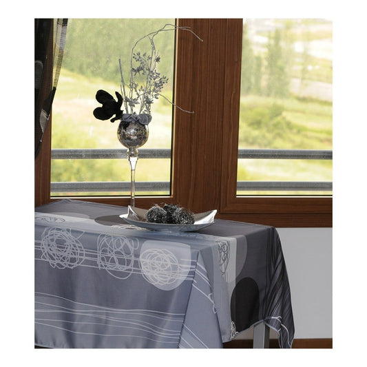 nappe rectangle motif cœur sur fond gris