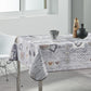 Nappe rectangulaire – Grise – Cœurs